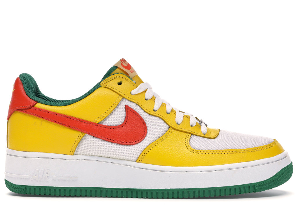 Nike Air Force 1 Low Notting Hill Carnival Yellow Zest/Orange Flash-White-Green (307334-781)
