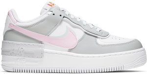 Nike  Air Force 1 Shadow Photon Dust Pink Foam (W) White/Total Orange-Photon Dust-Pink Foam (CZ0370-100)