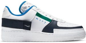 Nike Air Force 1 Type White Obsidian White/Obsidian-Photo Blue-White (CQ2344-100)