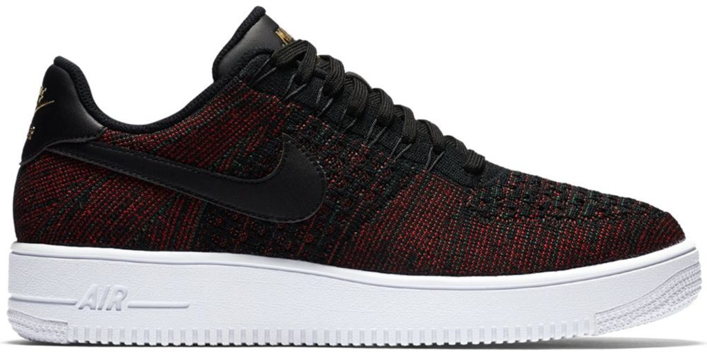 Nike Air Force 1 Ultra Flyknit Low Black Metallic Gold Black/Black-Metallic Gold (817419-005)