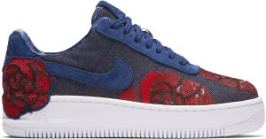 Nike Air Force 1 Upstep Low Denim Rose Blue (W) Binary Blue/Binary Blue (898421-401)