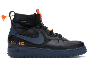 Nike  Air Force 1 Winter Gore-tex Black Bright Ceramic Thunder Blue Black/Bright Ceramic-Clear-Thunder Blue (CQ7211-001)