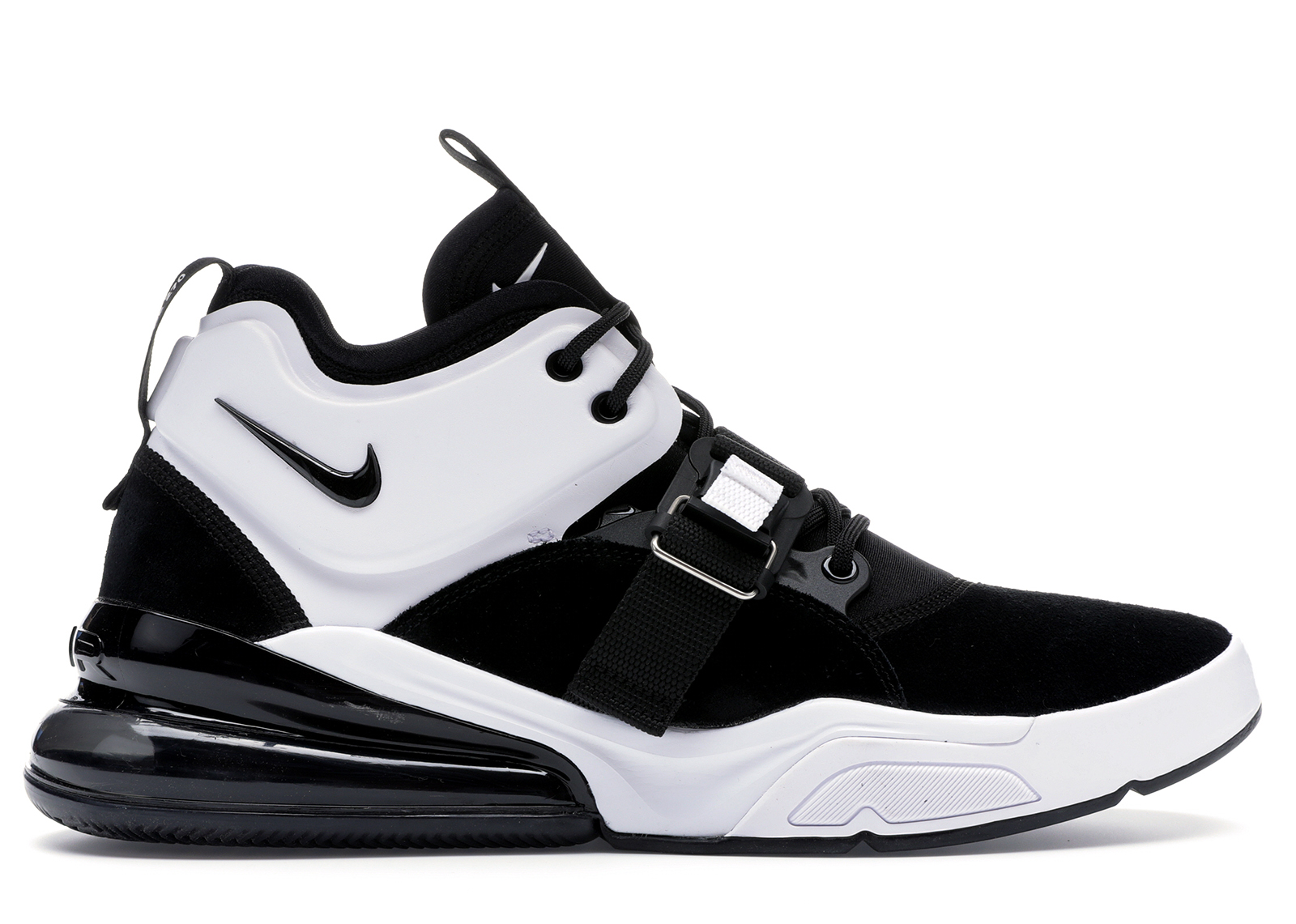 nike air force 270 black metallic silver