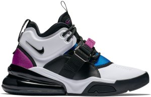 Nike Air Force 270 White Black Lyon Blue (GS) White/Black-Lyon Blue (AJ8208-102)
