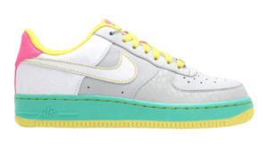 Nike Air Force One Premium Reflector (W) Neutral Grey/White/Azure (315186-011)
