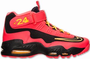 Nike  Air Griffey Max 1 Black Laser Crimson Black/Black-Laser Crimson-Atomic Mango (354912-010)