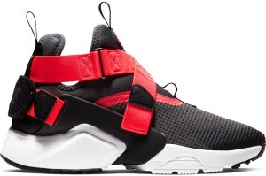 Nike  Air Huarache City Anthracite Solar Red (GS) Anthracite/Black-Solar Red (AJ6662-007)