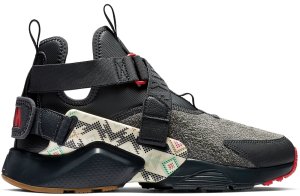Nike  Air Huarache City Utility N7 (W) Anthracite/Light Cream-University Red (AT6170-001)