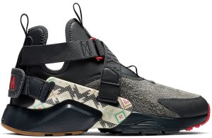 Nike Air Huarache City Utility N7 (W) Anthracite/Light Cream-University Red (AT6170-001)