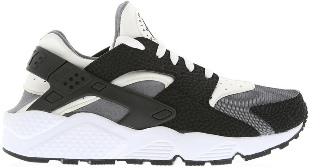 Nike Air Huarache Run Black White Dark Grey Black/White-Dark Grey (318429-012)