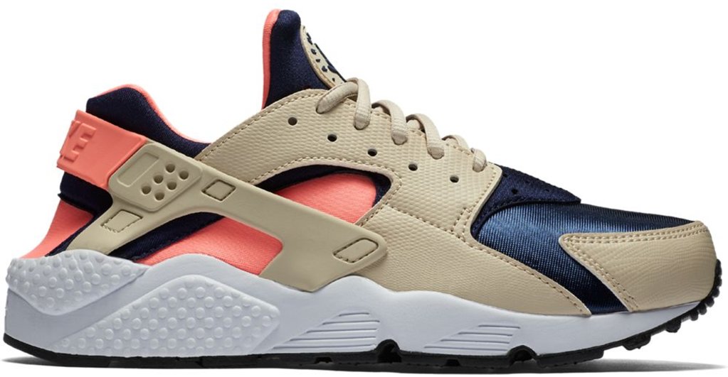 Nike Air Huarache Run Oatmeal (W) Oatmeal/Binary Blue-Lava Glow (634835-111)