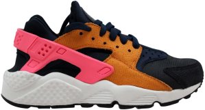 Nike Air Huarache Run Premium Obsidian/Black-Sunset-Digital Pink (W) Obsidian/Black-Sunset-Digital Pink (683818-401)