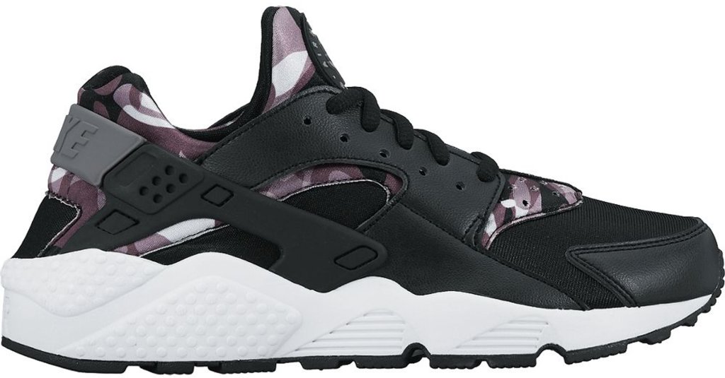 Nike Air Huarache Run Print Camo Black (W) Black/Cool Grey (725076-003)