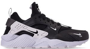 Nike Air Huarache Run Zip Black White Black/Black-White (BQ6164-001)