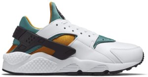 Nike Air Huarache White Turquoise Gold White Sport Turq-Unvrsty Gold (318429-137)