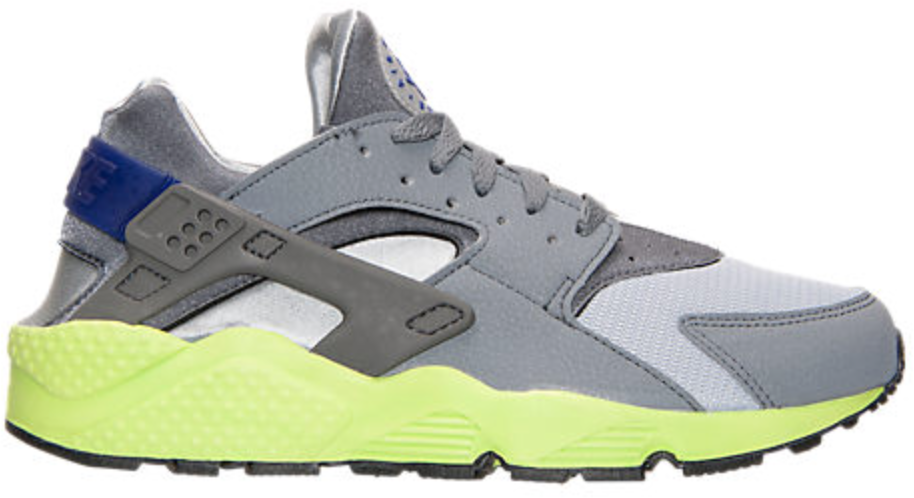 Nike Air Huarache Wolf Grey Volt Wolf Grey/Cl Gry-Vlt-Drk Cncrd (318429-004)