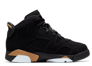 Jordan  6 Retro DMP (PS) Black/Metallic Gold/Black (CT4965-007)