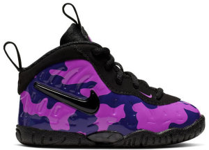 Nike  Air Little Posite Pro Purple Camo (TD) Black/Court Purple-Hyper Violet (843769-012)