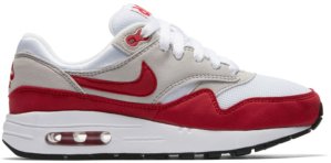 Nike Air Max 1 Air Max Day Red 2017 (GS) White/University Red-Neutral Grey-Black (827657-101)