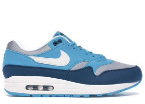 Nike Air Max 1 Blue Fury Wolf Grey/White-Light Blue Fury (AH8145-002)
