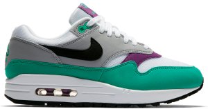 Nike Air Max 1 Clear Emerald (W) White/Black-Wolf Grey-Clear Emerald (319986-115)