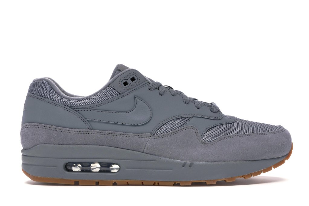 Nike Air Max 1 Cool Grey Gum Cool Grey/Cool Grey-Gum Medium Brown-Cool Grey (AH8145-005)