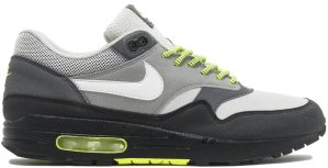 Nike Air Max 1 Dave White Neon Dark Charcoal/White-Neutral Grey-Light Graphite (312542-011)