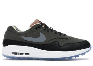 Nike Air Max 1 Golf Enemies of the Course Cargo Khaki/Black-Summit White-Cool Grey (CJ9903-308)