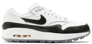 Nike Air Max 1 Golf Masters White/Chrome-Opti Yellow-Fir (BQ4804-100)