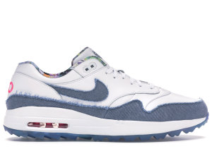 Nike Air Max 1 Golf No Denim Allowed White/Hyper Pink-Thunderstorm (CI6876-100)