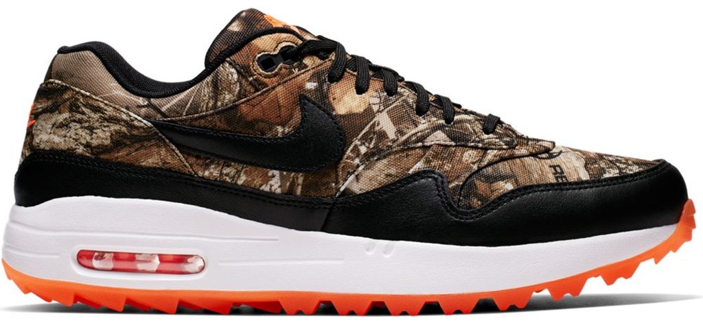 Nike Air Max 1 Golf Realtree Camo Baroque Brown/Total Orange-Summit White-Black (BQ4804-210)
