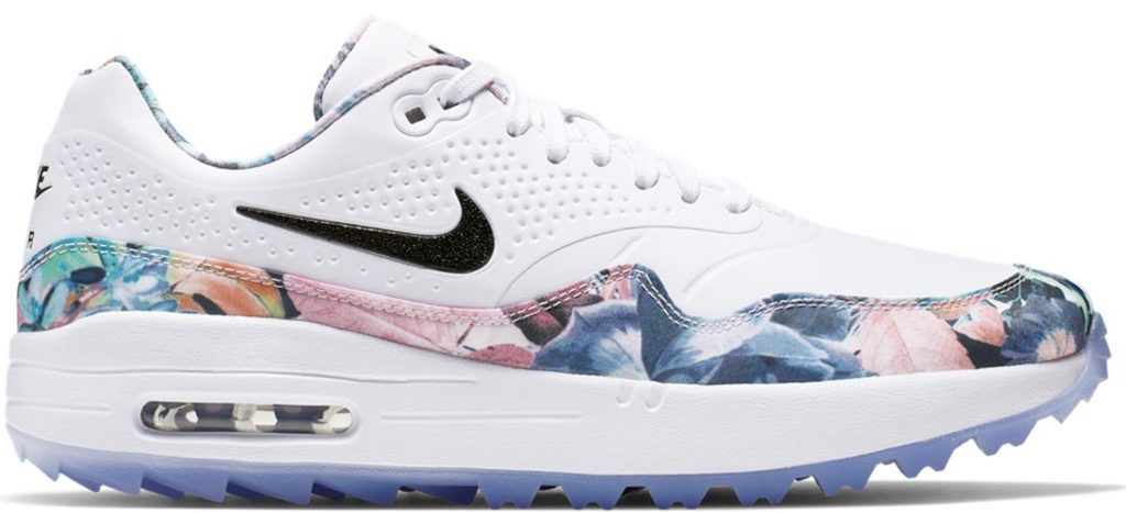Nike Air Max 1 Golf Tropical Floral (W) White/Purple Dawn-Black (BV0658-100)