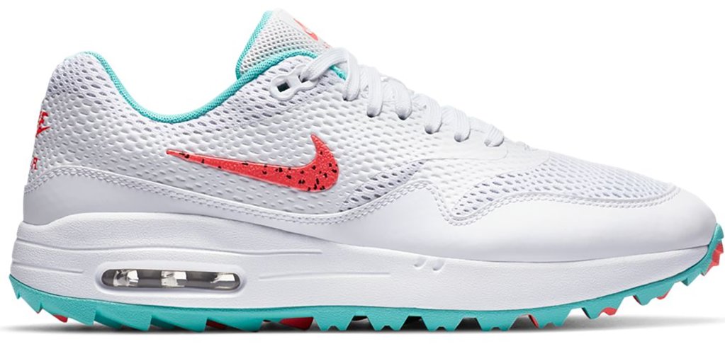 Nike Air Max 1 Golf Watermelon White/Hot Punch-Aurora Green (CI7576-103)