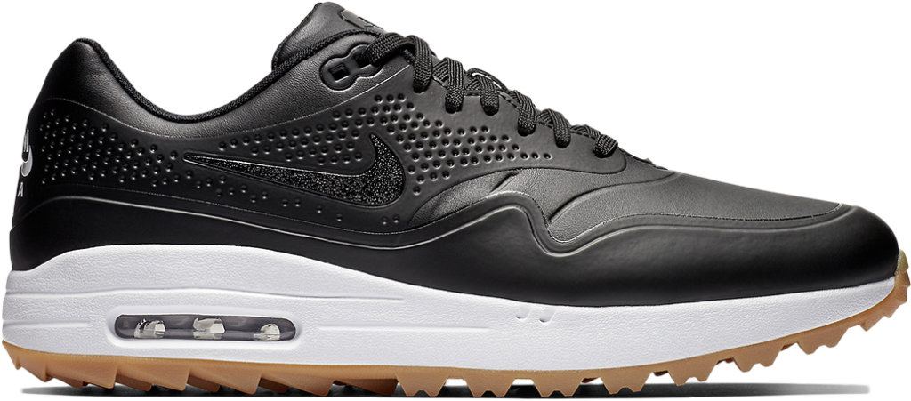 Nike Air Max 1 Golf Black Gum Black/White-Gum Medium Brown (AQ0863-001)