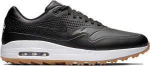 Nike Air Max 1 Golf Black Gum Black/White-Gum Medium Brown (AQ0863-001)