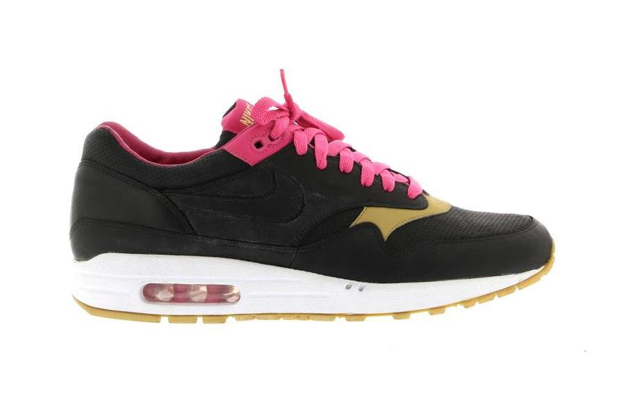 Nike Air Max 1 Kid Robot (2005) Black/Black-Hot Pink-Metallic Gold (311745-001)