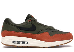 Nike Air Max 1 Olive Canvas Dark Russet Olive Canvas/Black-Dark Russet-Sail (AH8145-301)