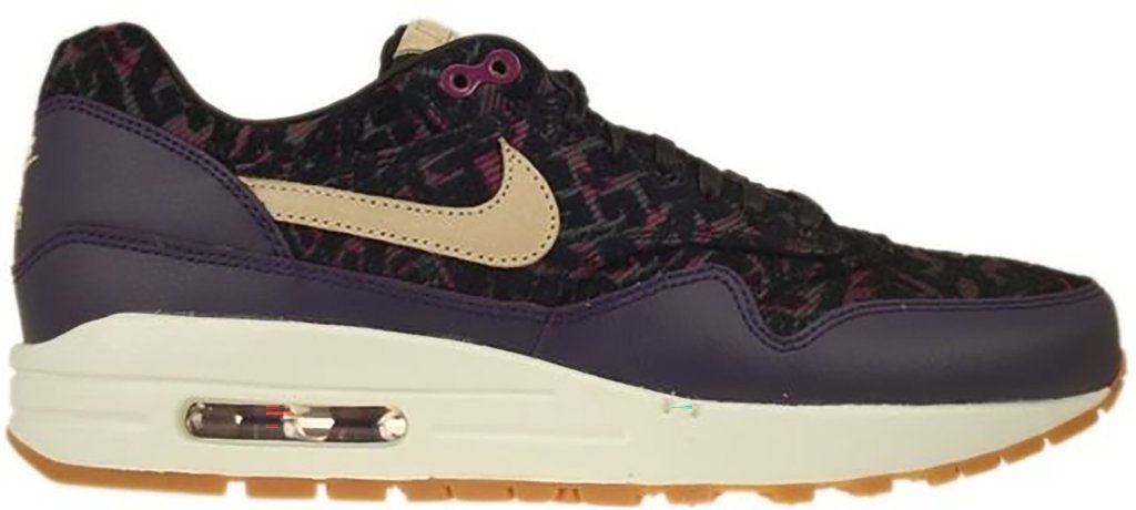 Nike Air Max 1 Purple Dynasty (W) Purple Dynasty/Linen-Black-Raspberry Red (454746-500)