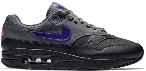 Nike Air Max 1 Ripstop Dark Grey Dark Grey/Black-Pink Blast-Fierce Purple (AR1249-002)