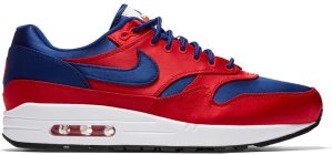Nike Air Max 1 Satin University Red Deep Royal Blue University Red/White-Black-Deep Royal Blue (AO1021-600)