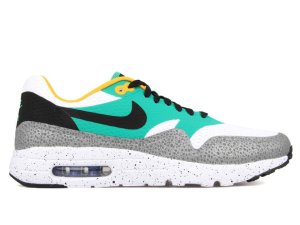 Nike  Air Max 1 Ultra Essential Green 3M White/Black-Emerald Green/Reflective Silver (819476 103)