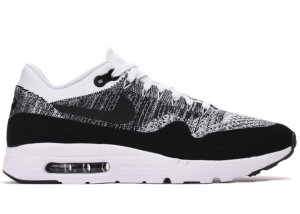 Nike  Air Max 1 Ultra Fkynit White Black White/Black (843384-100)