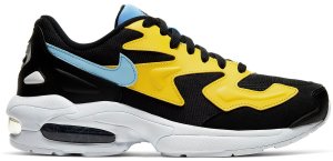 Nike  Air Max 2 Light Yellow Light Blue Black Yellow/Light Blue-Black-White (CJ7980-700)