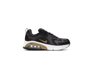 Nike Air Max 200 Black Metallic Gold (GS) Black/Anthracite/White (AT5627-003)