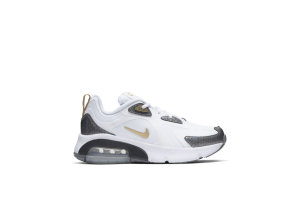 Nike Air Max 200 White Metallic Gold (GS) White/Cool Grey/Anthracite (CQ4009-100)