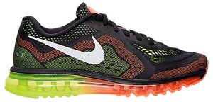 Nike  Air Max 2014 Black Orange Volt Black/Sail-Atomic Orange-Volt (621077-018)