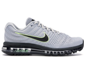 Nike Air Max 2017 Wolf Grey Black Volt Wolf Grey/Black-Pure Platinum (849559-012)