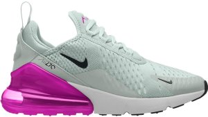 Nike Air Max 270 Barely Grey Fuchsia (W) Barely Grey/Black-Light Pumice-Fuchsia Blast-Black (AH6789-004)