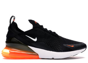 Nike Air Max 270 Black White Total Orange Black/White-Total Orange (AH8050-014)
