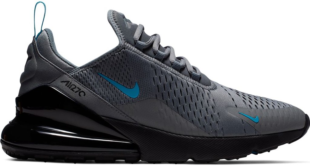Nike Air Max 270 Cool Grey Blue Fury Cool Grey/Blue Fury-Black (CD1506-001)